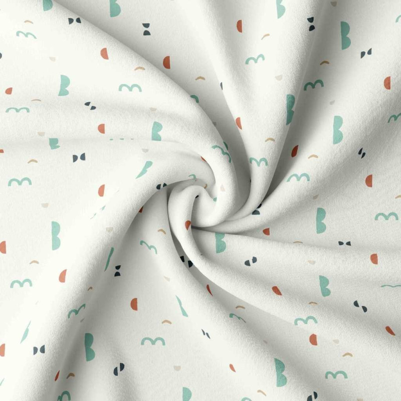 Algodón estampado ZOTI Blanco roto / Multicolor vintage